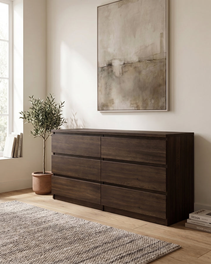 NEW MATRIX SHINY 6-drawer chest of drawers