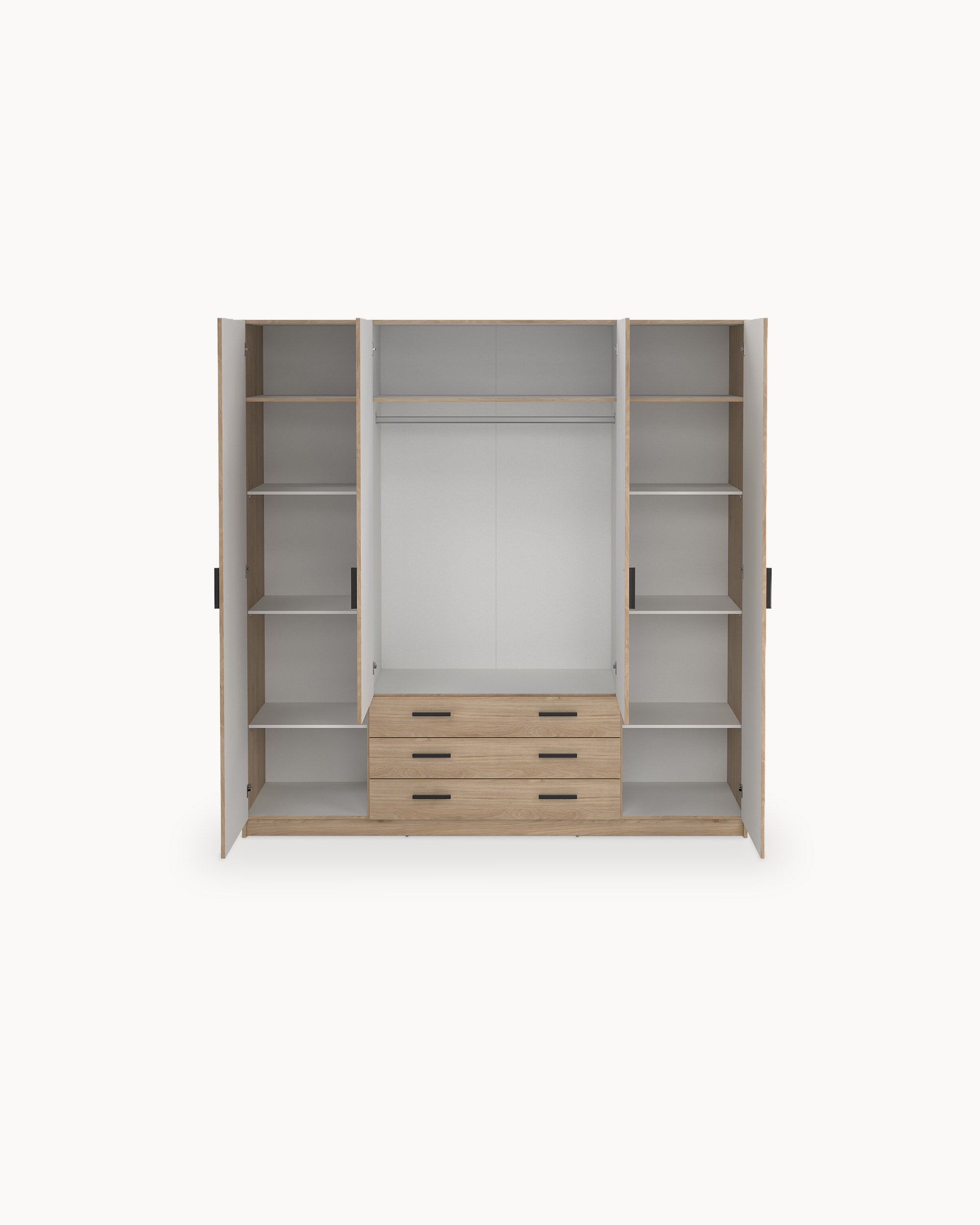 Roupeiro GERÊS com 4 portas e 3 gavetas