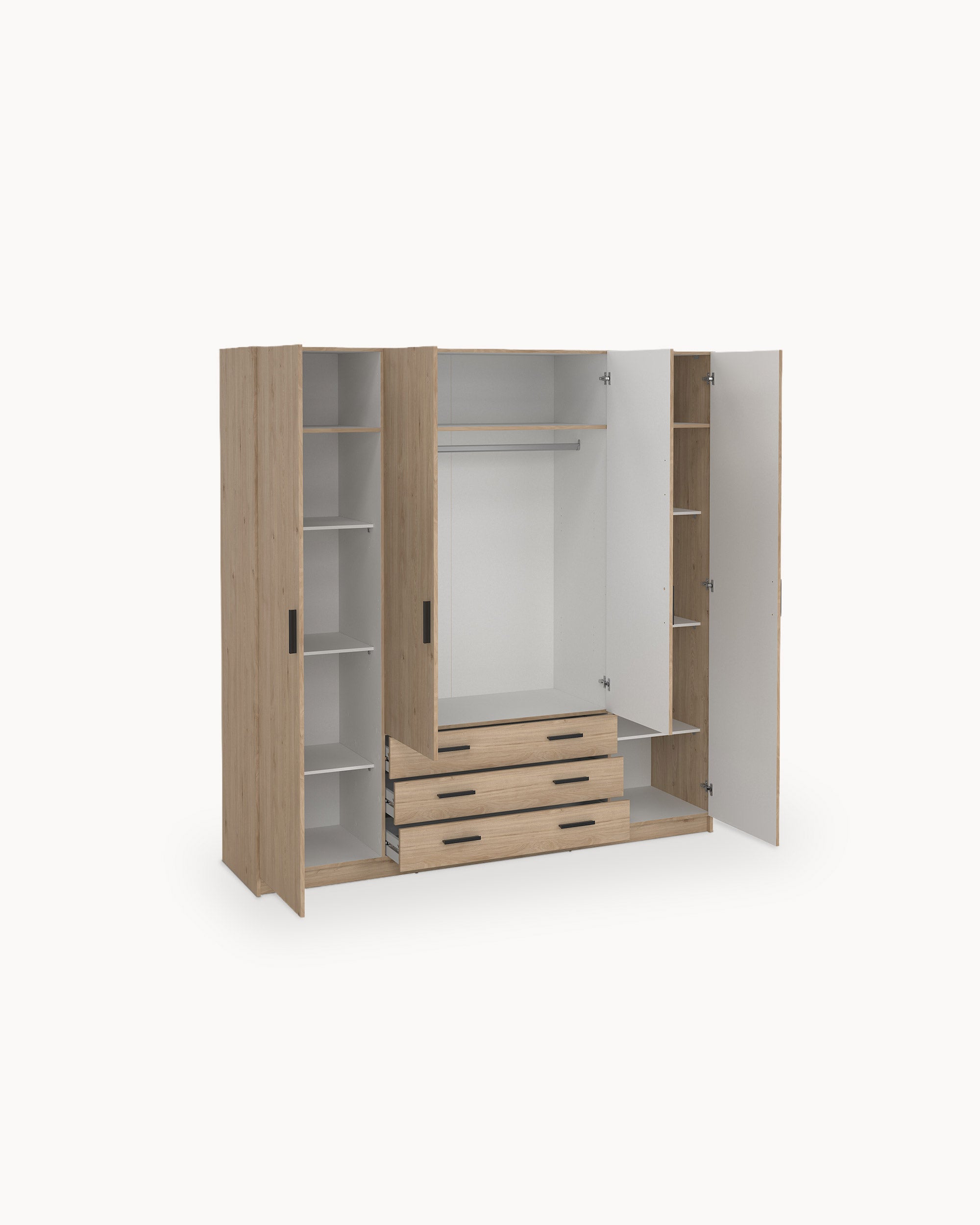 Roupeiro GERÊS com 4 portas e 3 gavetas