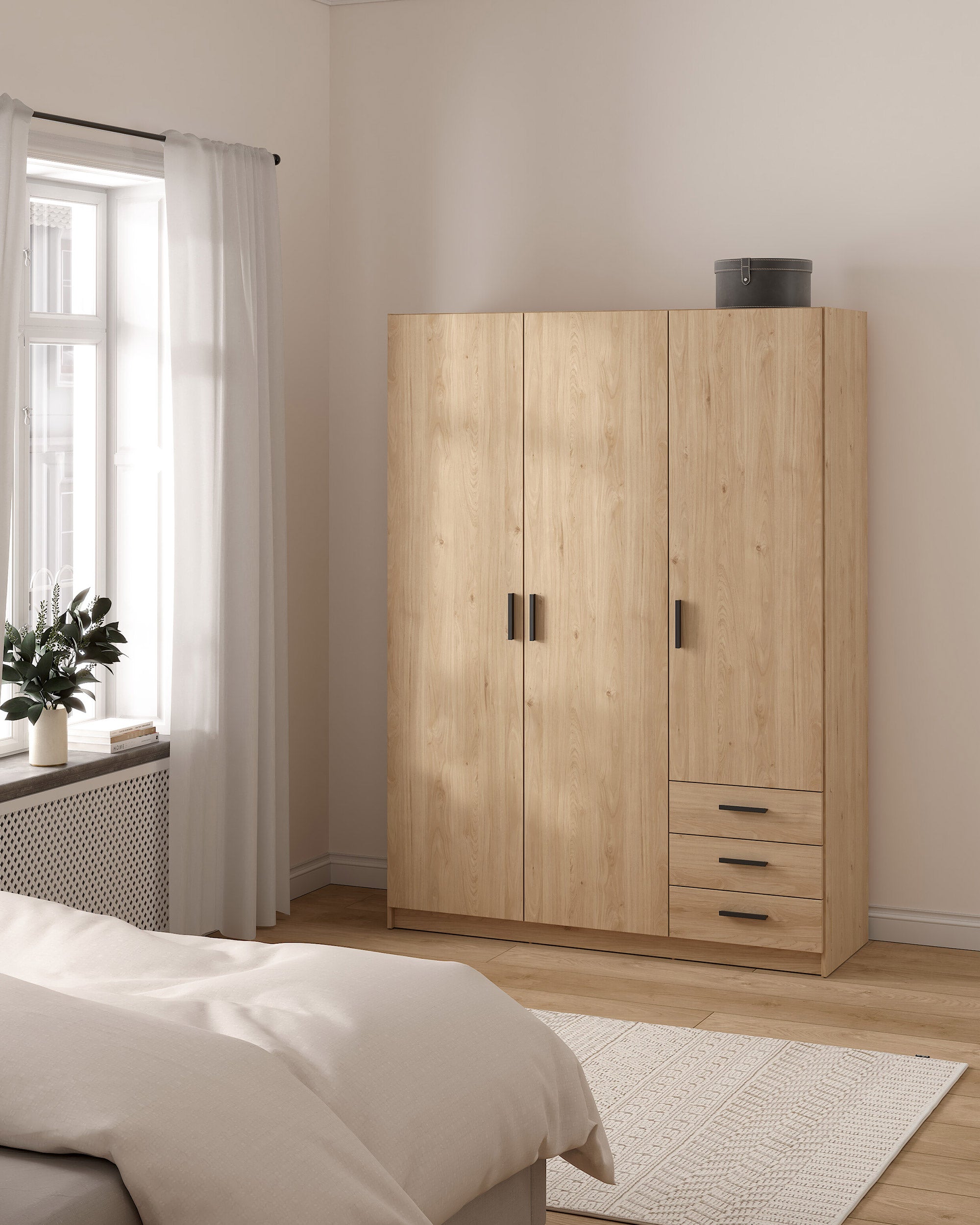 Roupeiro GERÊS com 3 portas e 3 gavetas