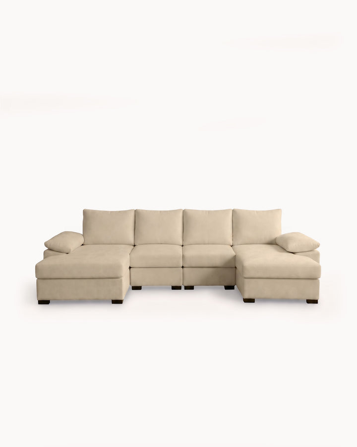 Sofá com dupla chaise longue ROSETA