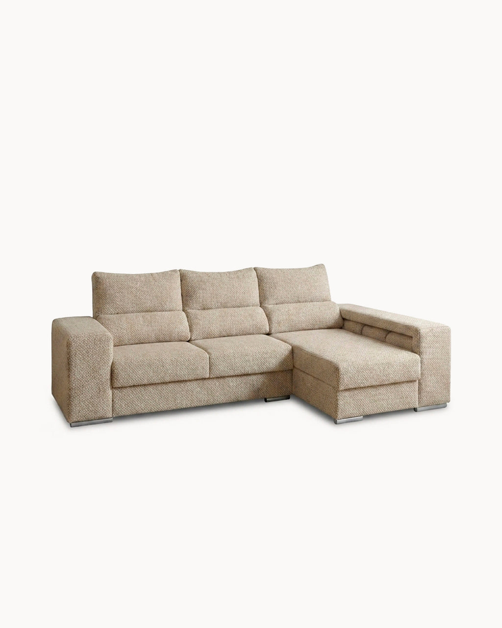 Sofá chaise longue GUARDIAN com puffs