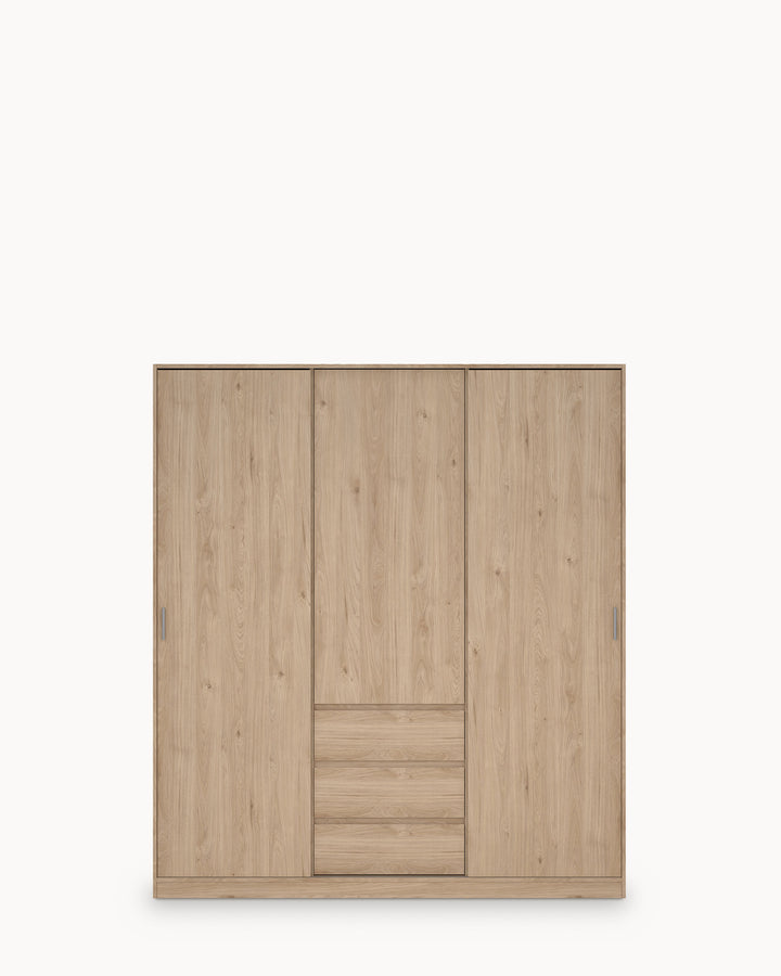 Roupeiro NEW MATRIX II com 3 portas e 3 gavetas