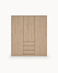 NEW MATRIX SHINY Wardrobe with 3 doors and 3 drawers