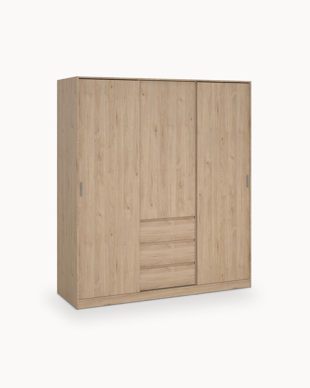 NEW MATRIX SHINY Wardrobe with 3 doors and 3 drawers