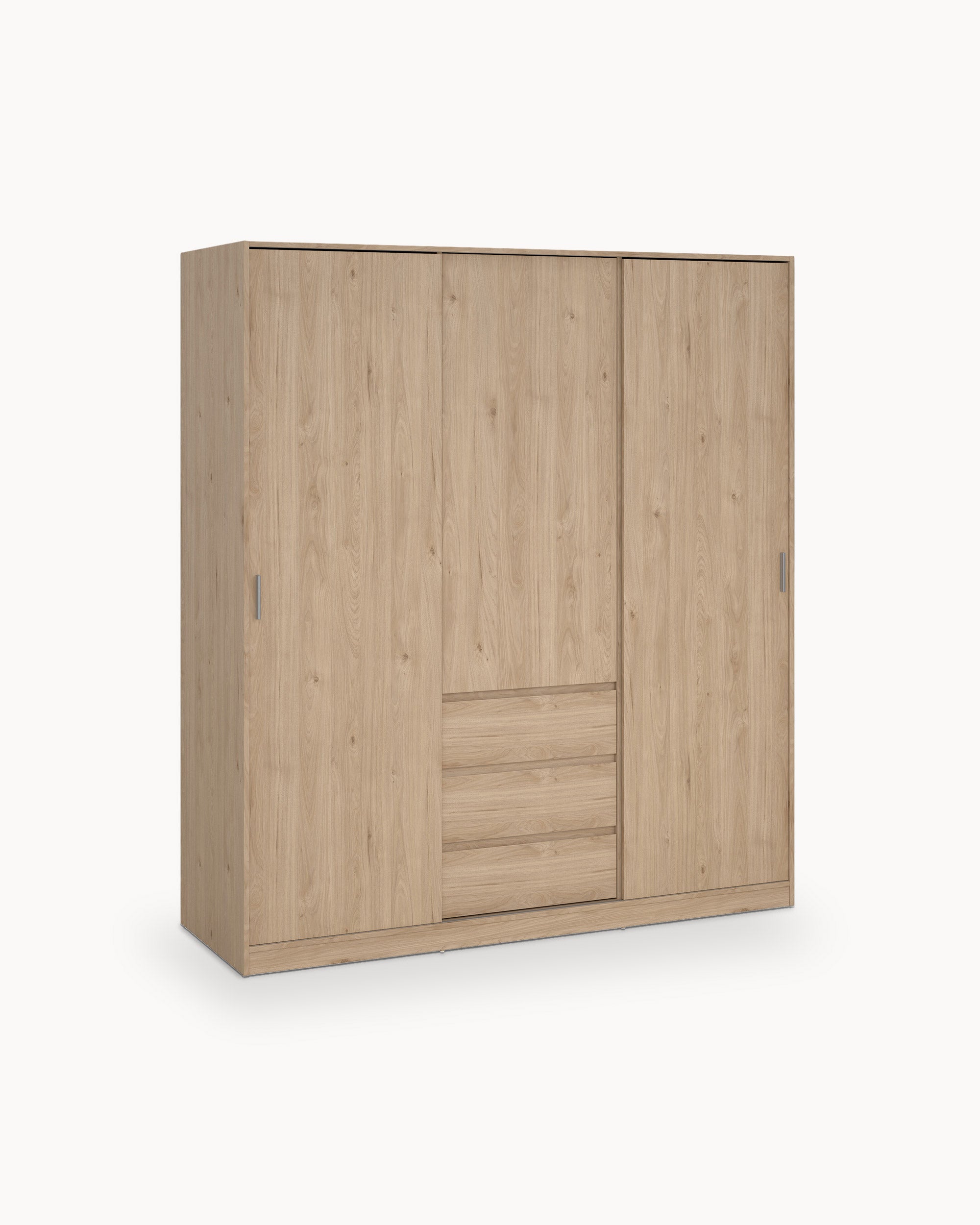 NEW MATRIX SHINY Wardrobe with 3 doors and 3 drawers