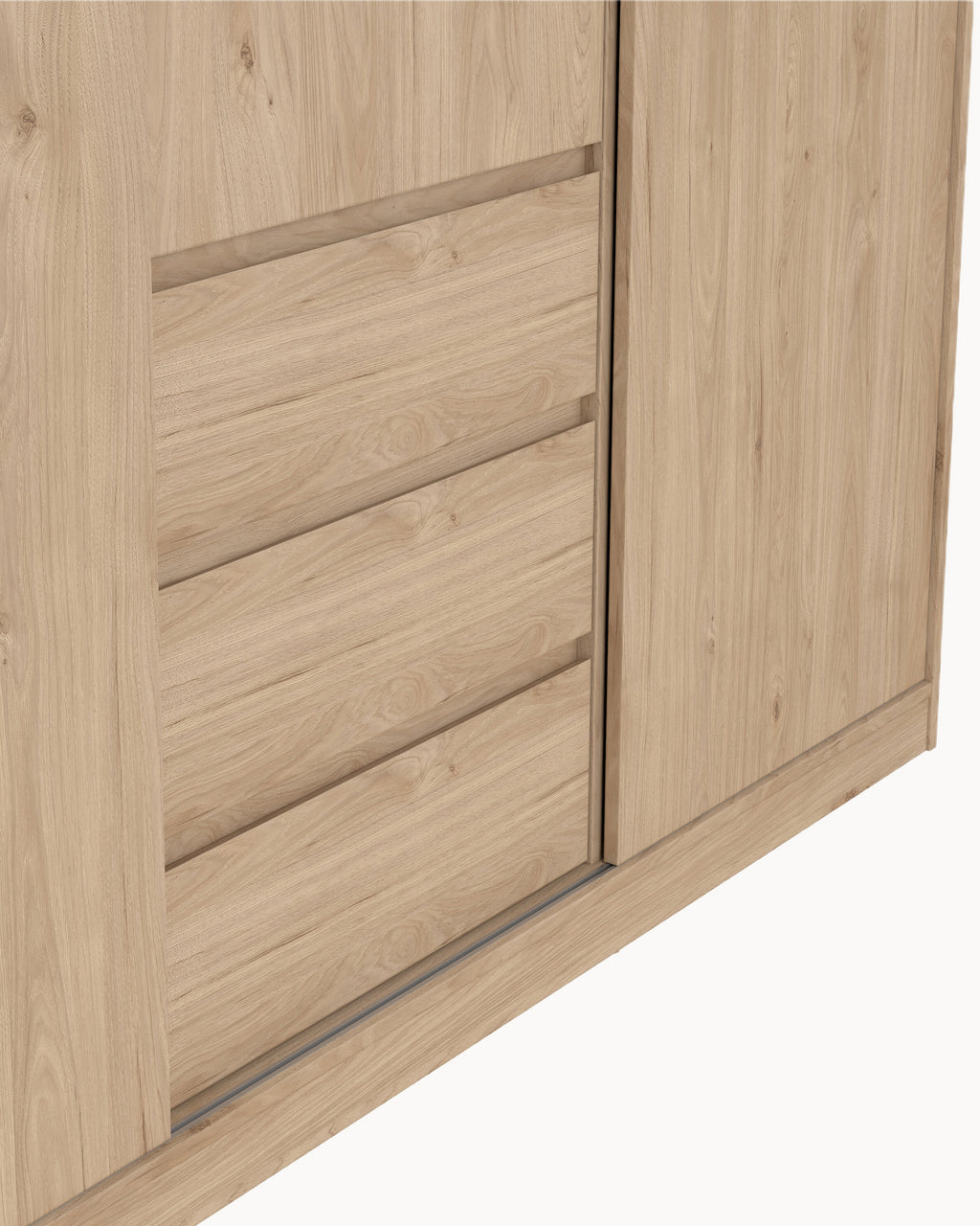 NEW MATRIX SHINY Wardrobe with 3 doors and 3 drawers