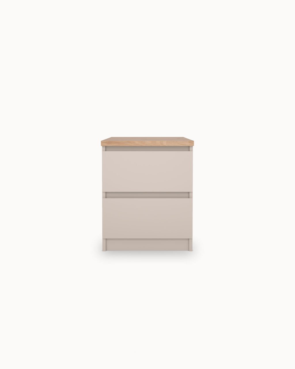 NEW MATRIX SHINY bedside table with 2 drawers