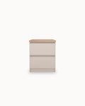 NEW MATRIX SHINY bedside table with 2 drawers
