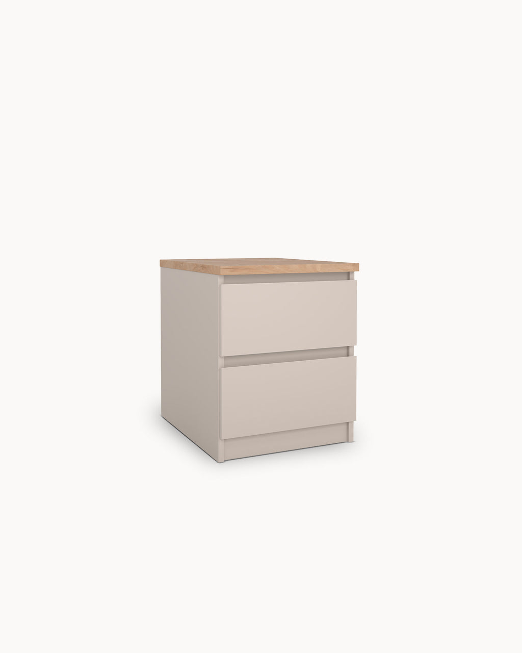 NEW MATRIX SHINY bedside table with 2 drawers
