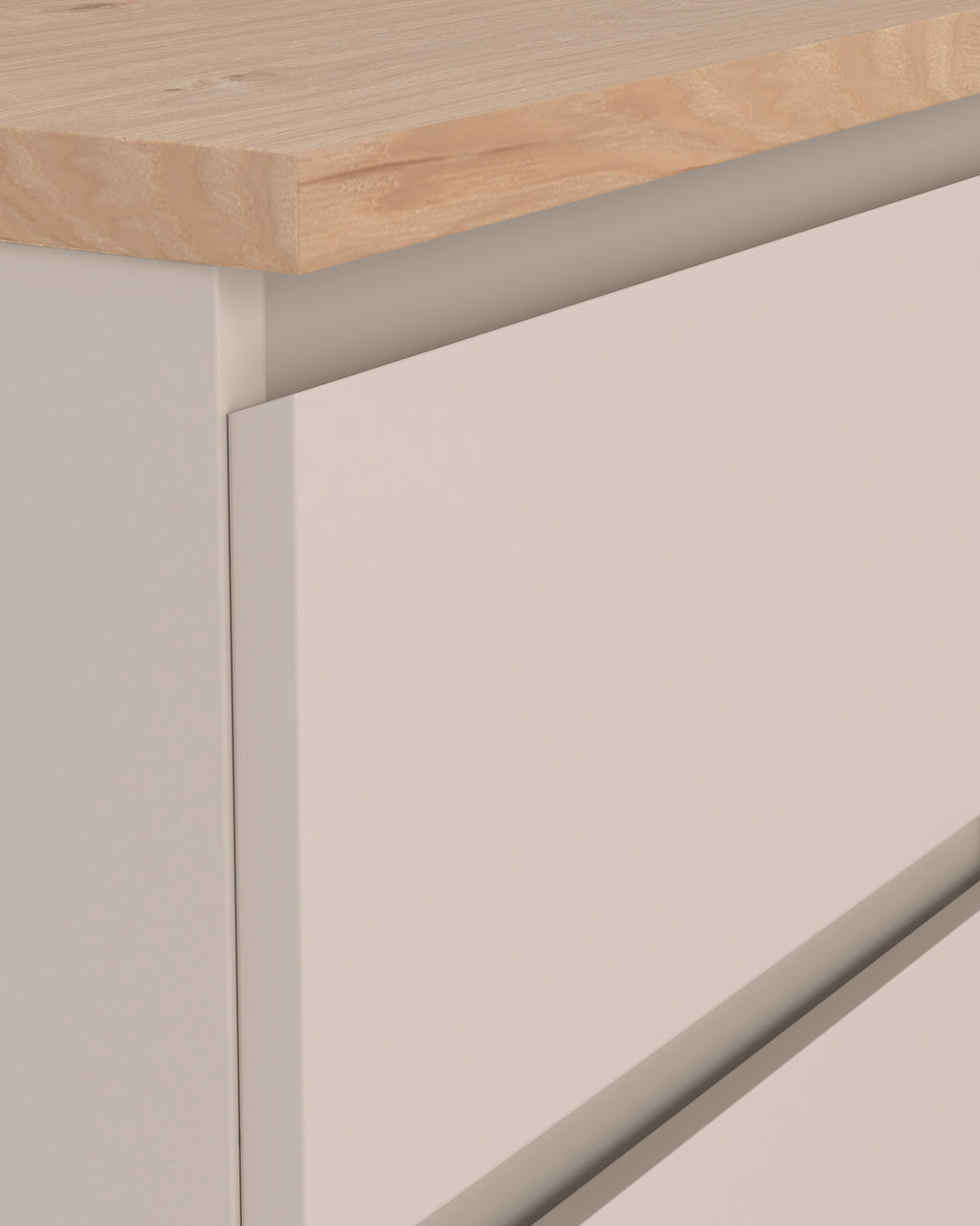 NEW MATRIX SHINY bedside table with 2 drawers