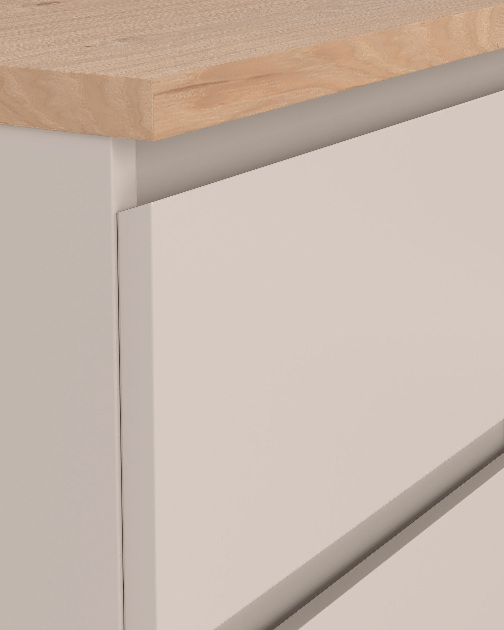NEW MATRIX SHINY bedside table with 2 drawers