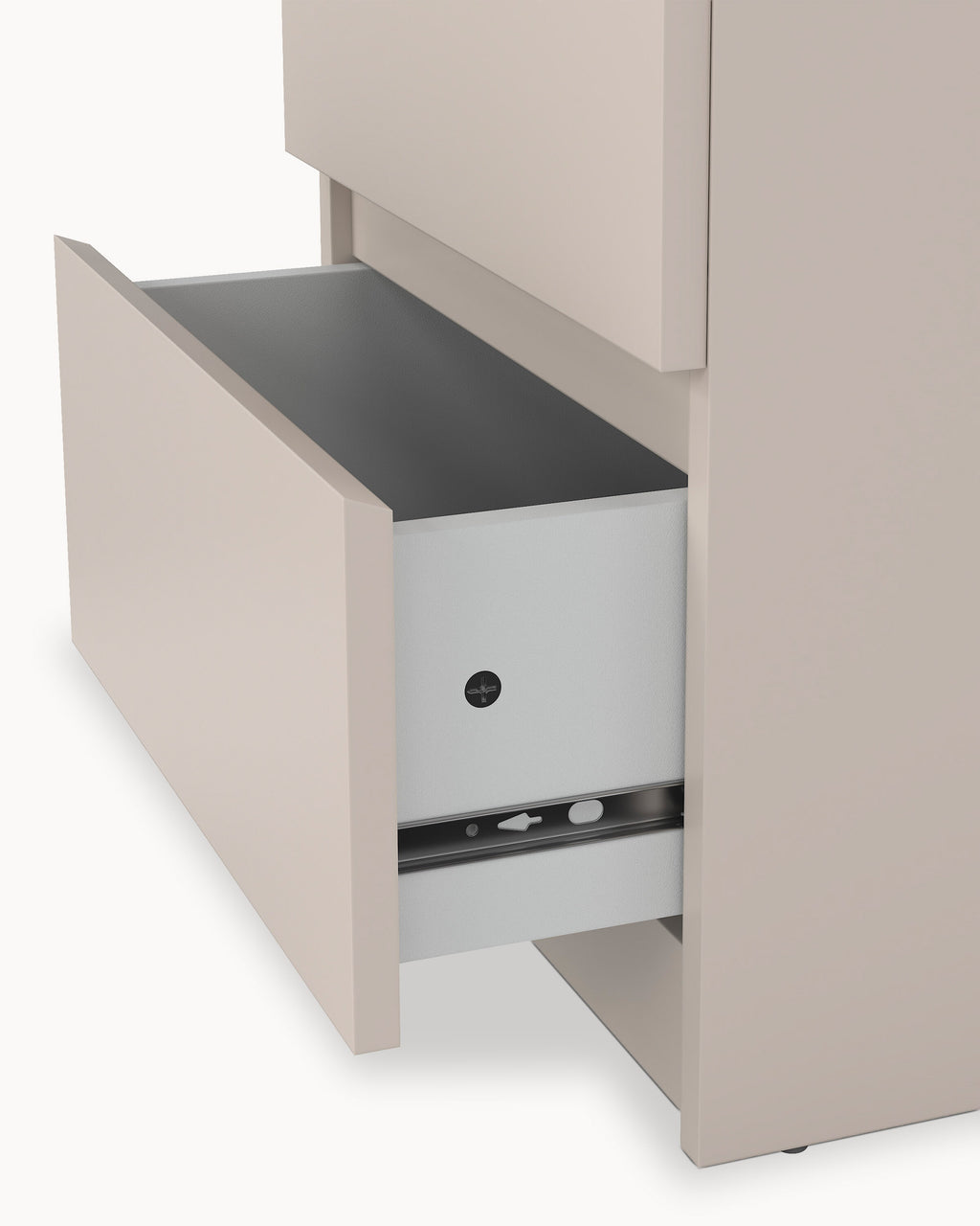NEW MATRIX SHINY bedside table with 2 drawers