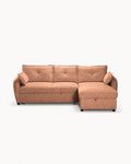 Sofá chaise longue ISADORA com cama e baú