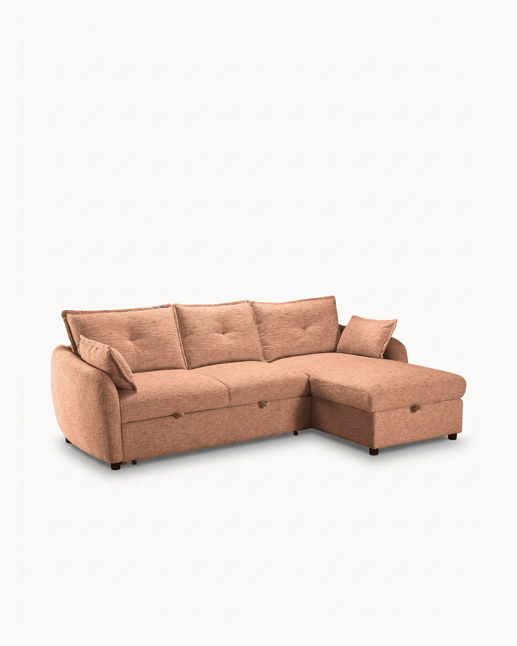 Sofá chaise longue ISADORA com cama e baú