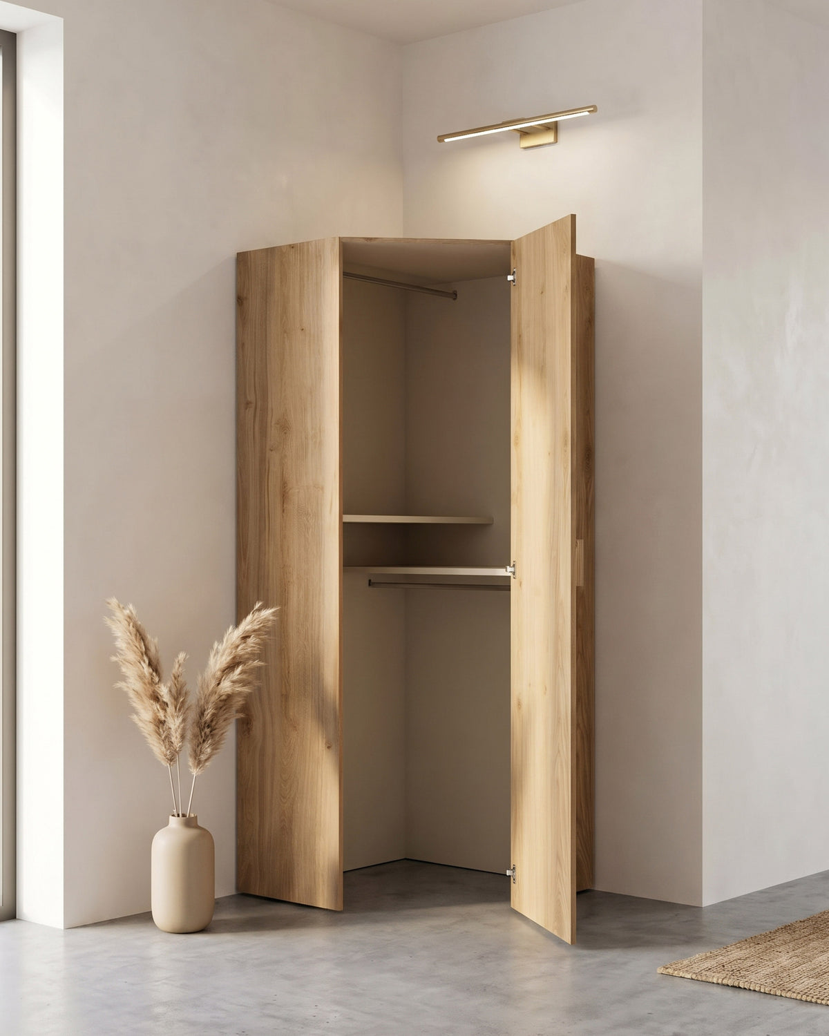 Roupeiro de canto DONATELLA com 1 porta