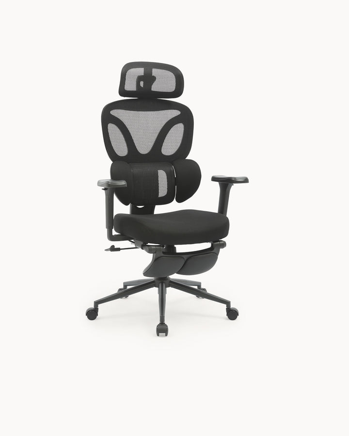 Cadeira de escritório GLIDE reclinável e com apoio para pés