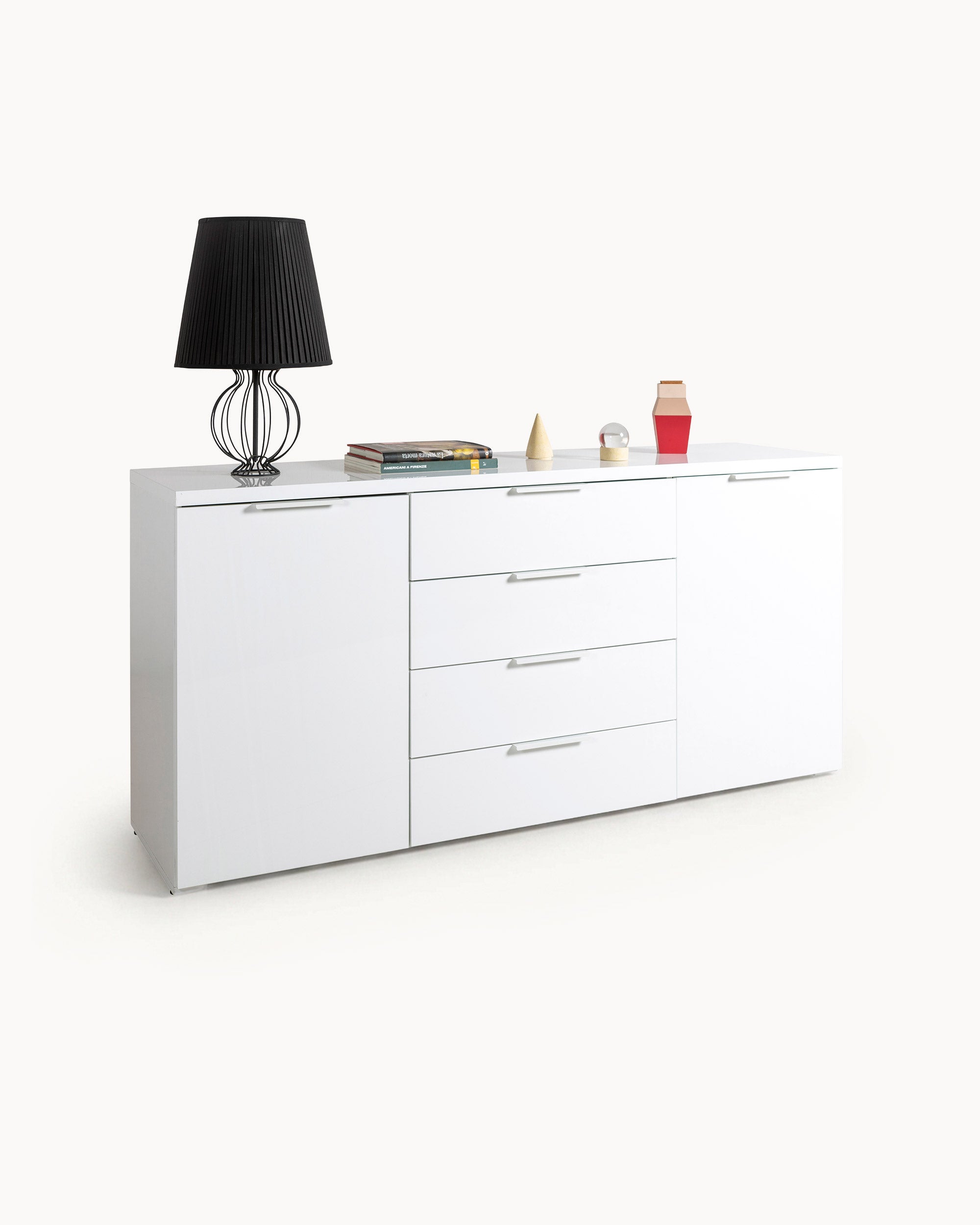 Aparador ARKADIA com 2 portas e 4 gavetas