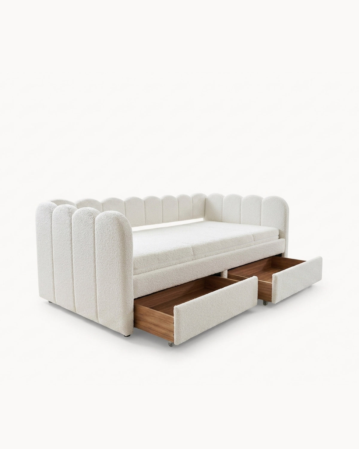 Cama de solteiro EVA com gavetas