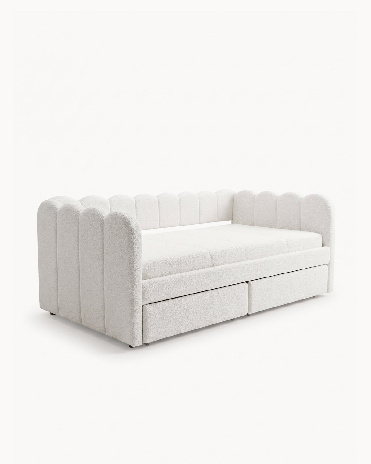 Cama de solteiro EVA com gavetas
