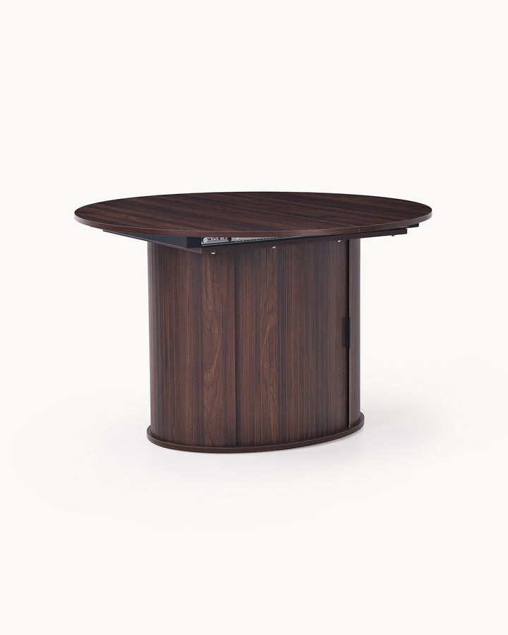 Mesa extensível GORDONIA com arrumação (120-160cm)