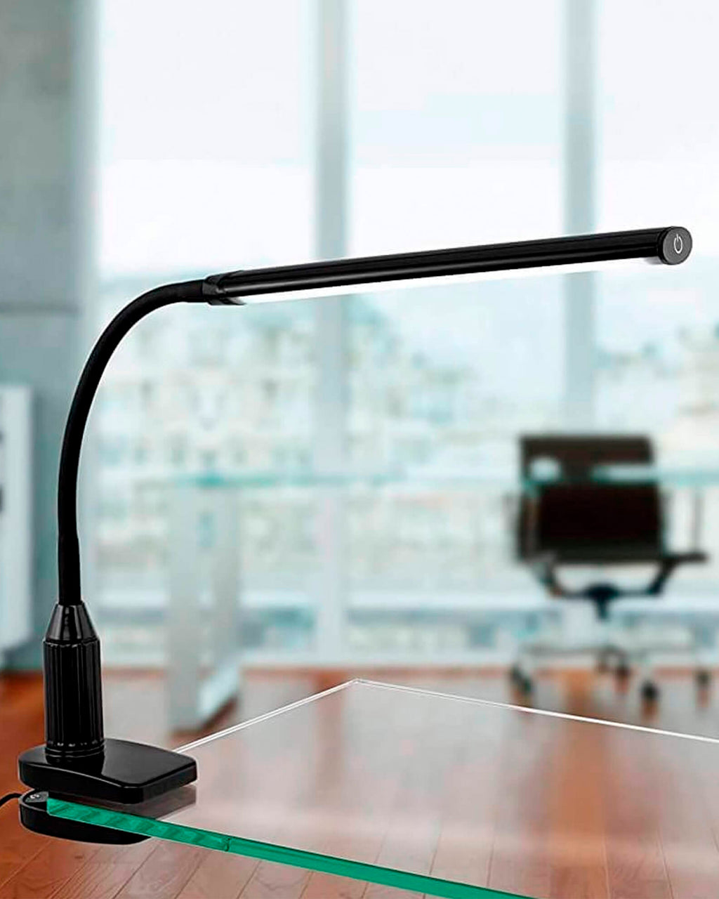 Lámpara de mesa con pinza LED LAROA