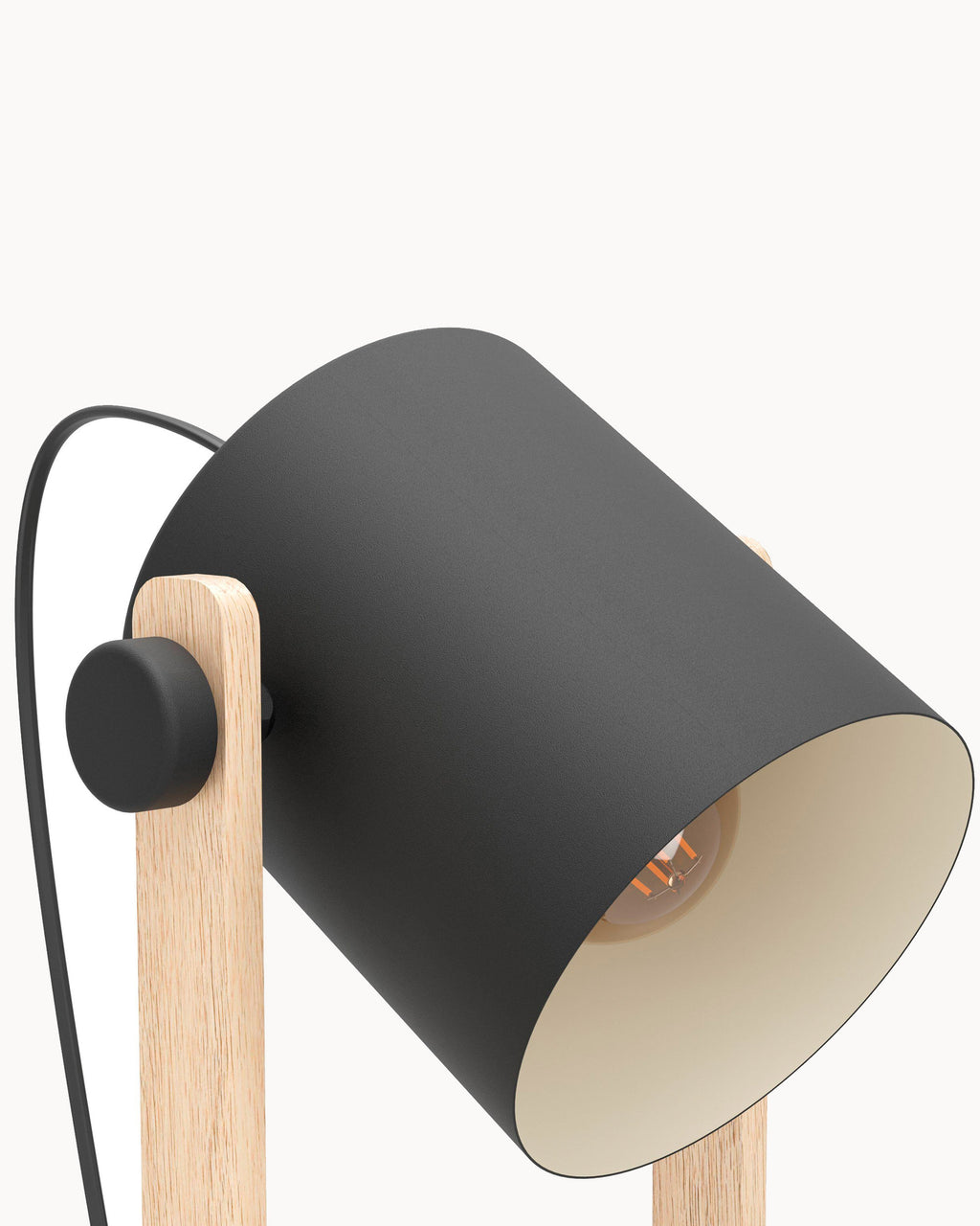 Candeeiro de pé HORNWOOD (E27)