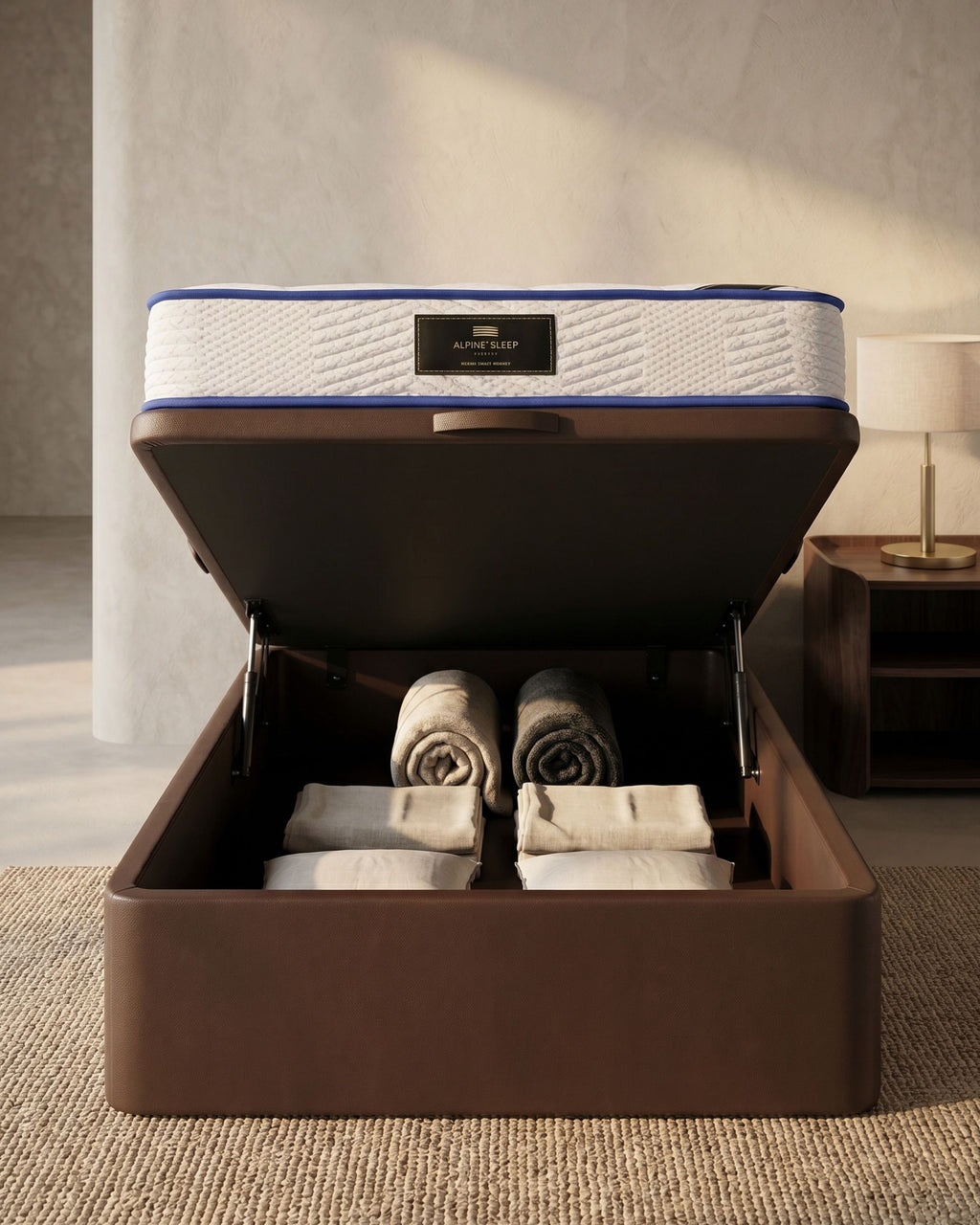 Pack sommier de solteiro CASINO BOX + colchão SPRING ROLLER