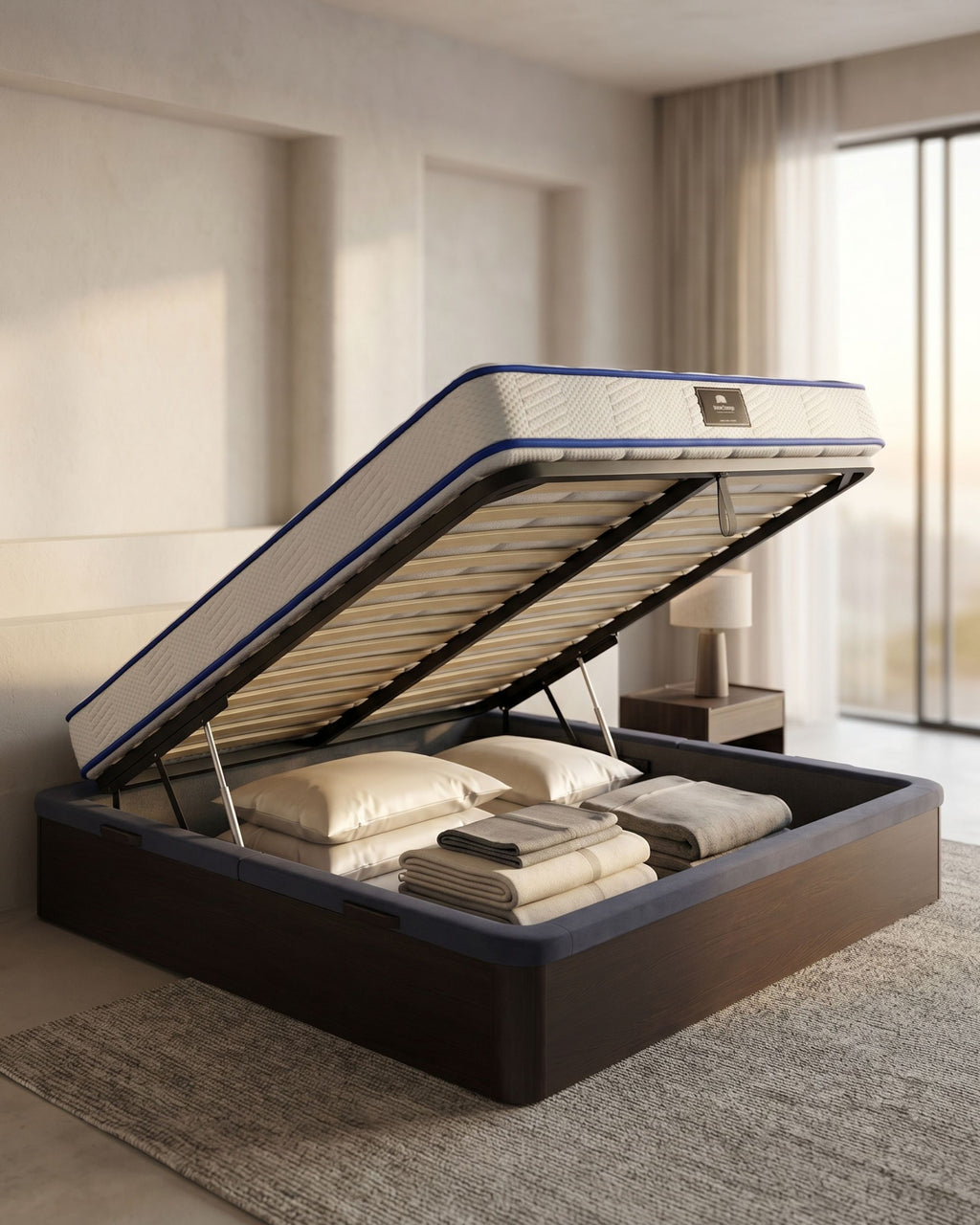 CASINO BOX single divan pack + SPRING ROLLER mattress