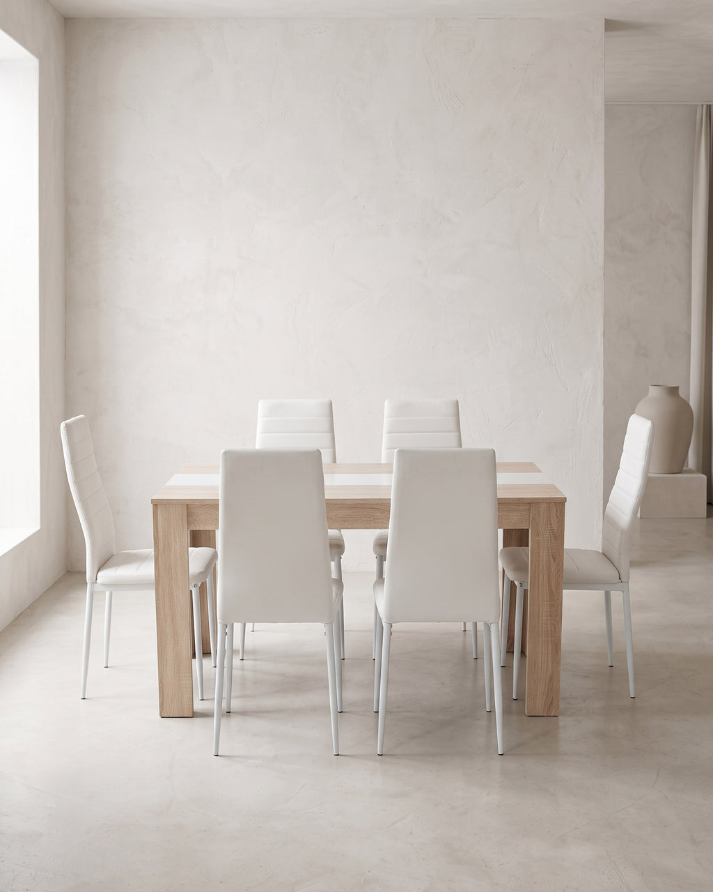 Pack mesa DOMUS + 6 cadeiras ZARA II