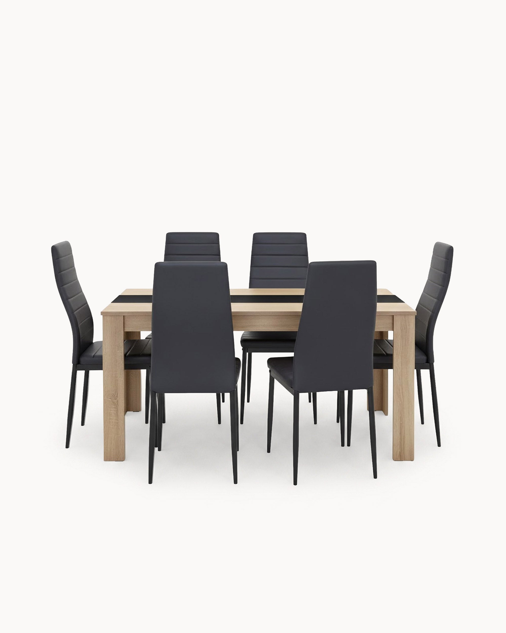 DOMUS table + 6 ZARA II chairs pack