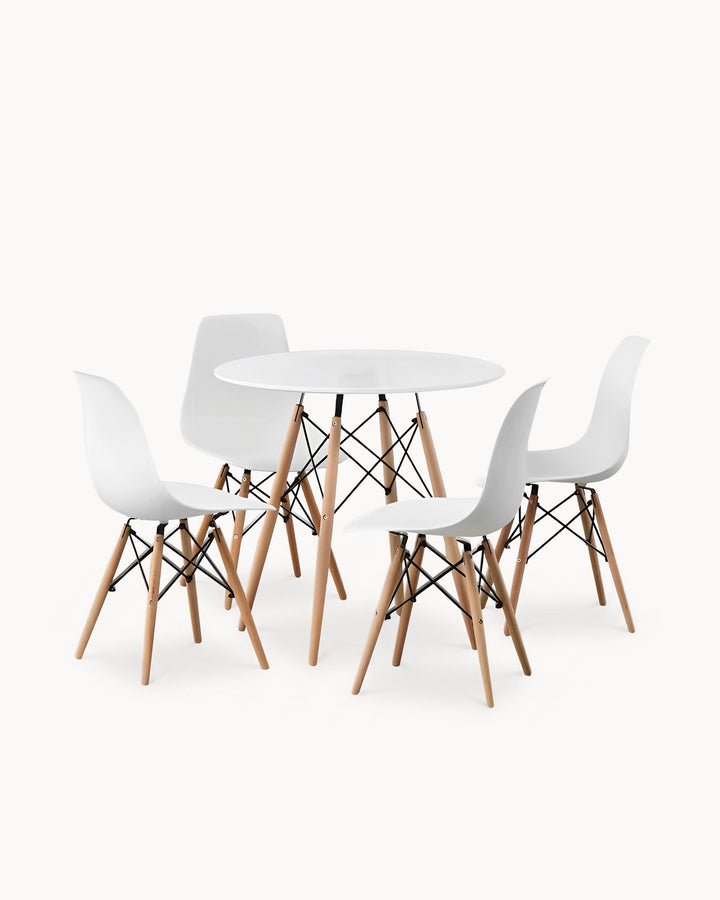 Pack mesa redonda TOWER + 4 sillas DENVER II