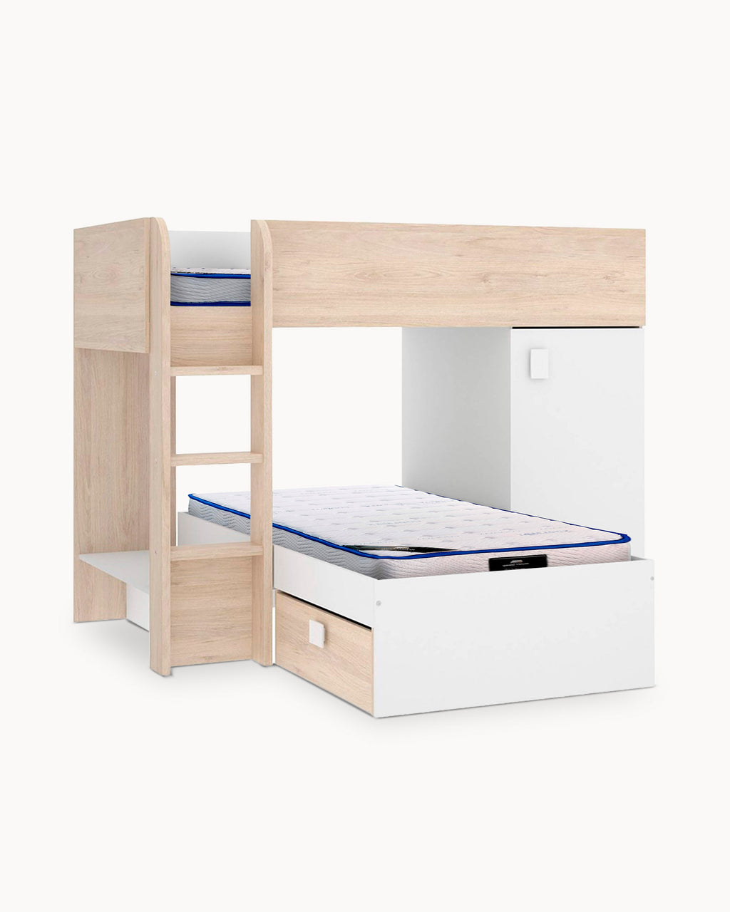 Pack literas THEO + 2 colchones SPRING ROLLER
