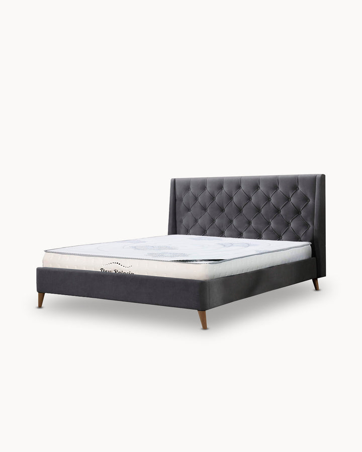 ILO double bed frame + NEW PALACIO mattress