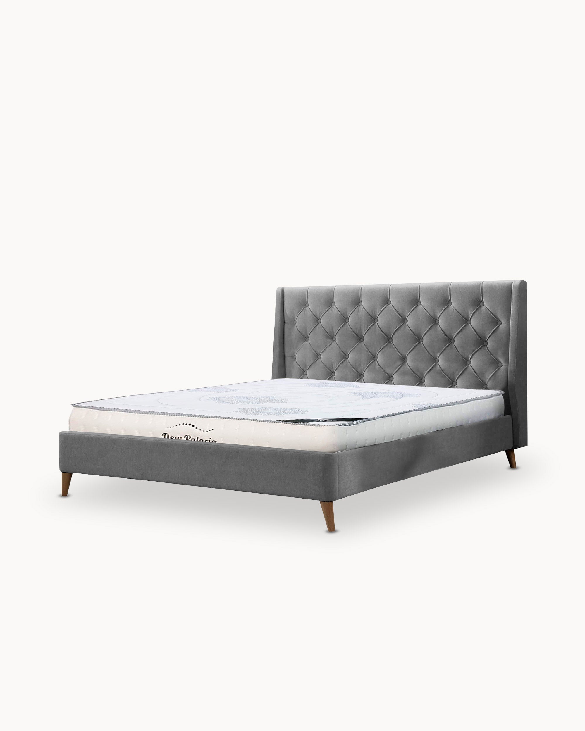 Pack cama de casal ILO + colchão NEW PALACIO