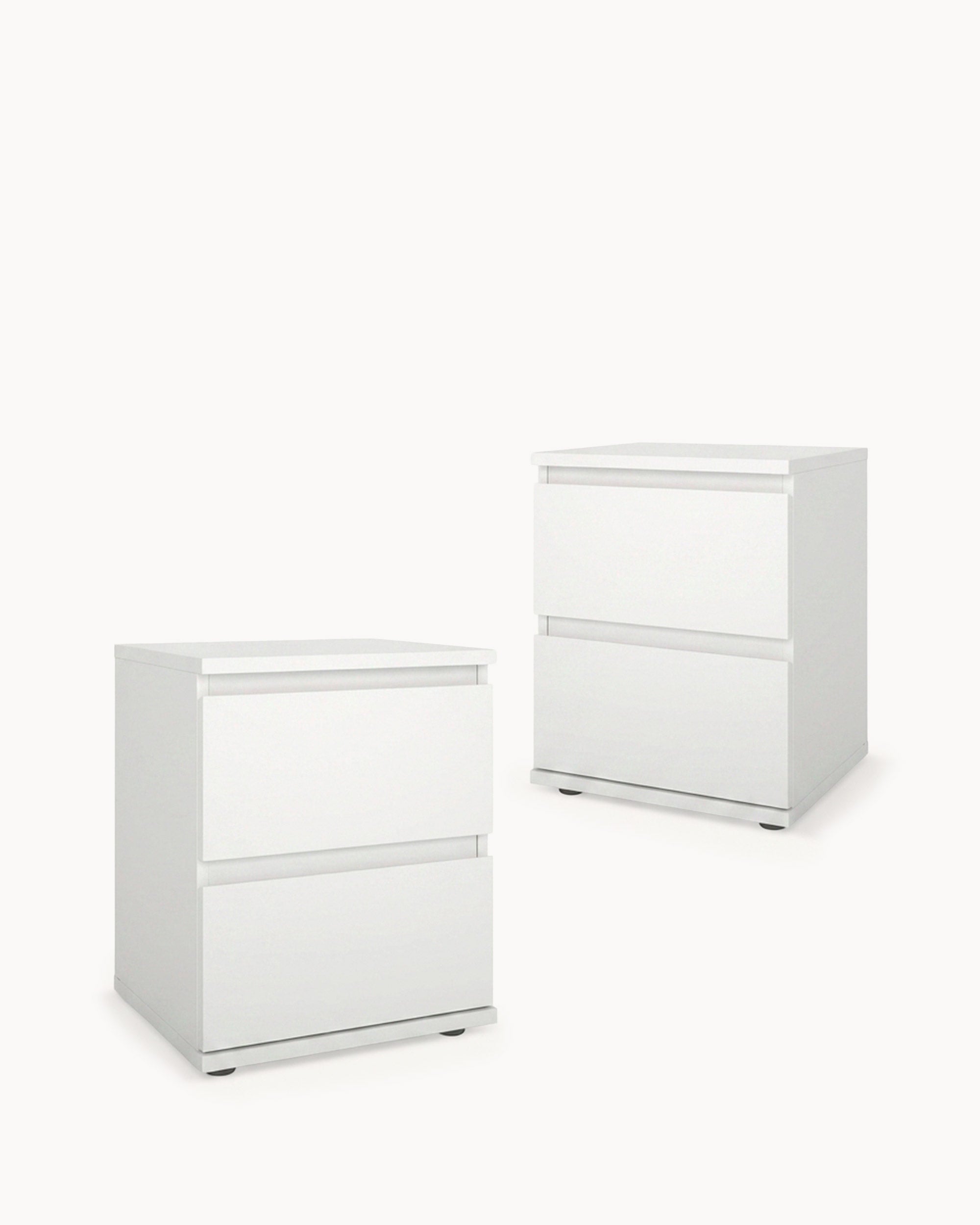 Pack of 2 NEW MATRIX II bedside tables with 2 drawers
