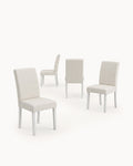 Pack of 4 JULLIETE chairs