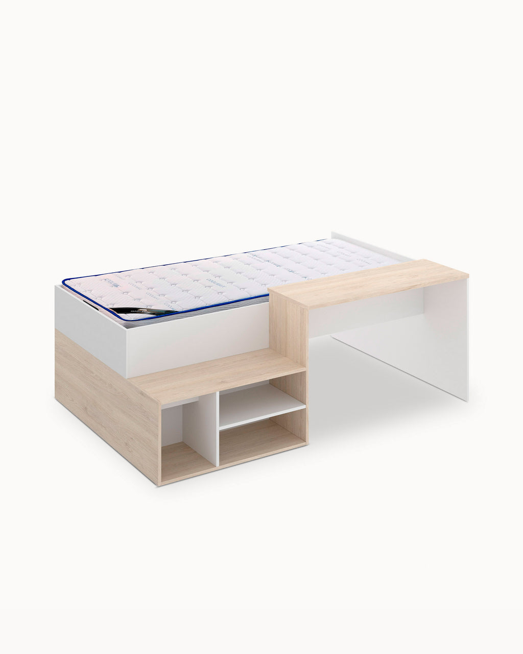 Pack cama alta ERICK + colchão SPRING ROLLER
