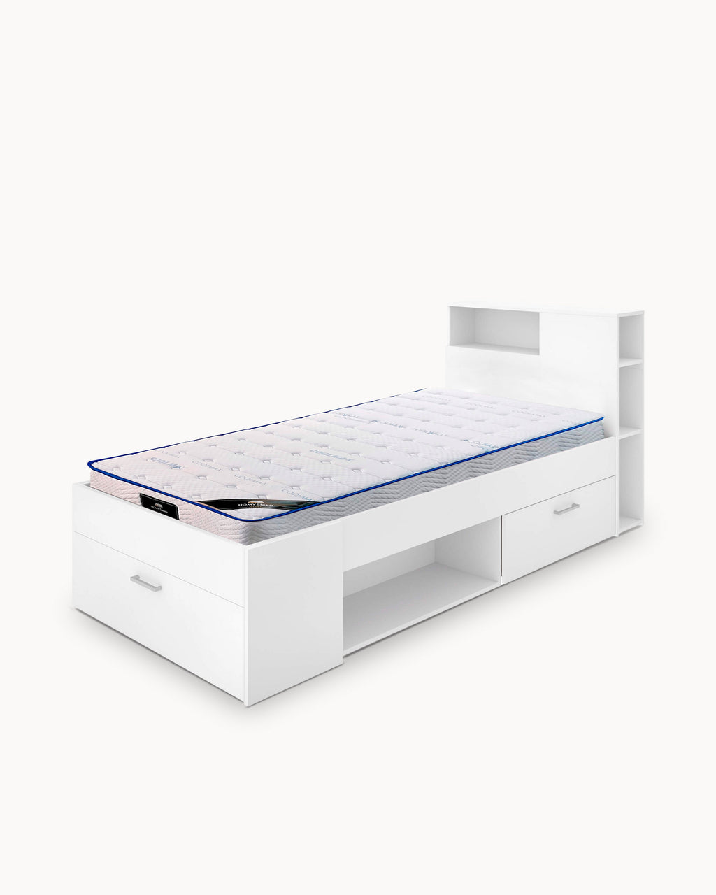 Pack cama individual COLOMBO + colchón SPRING ROLLER