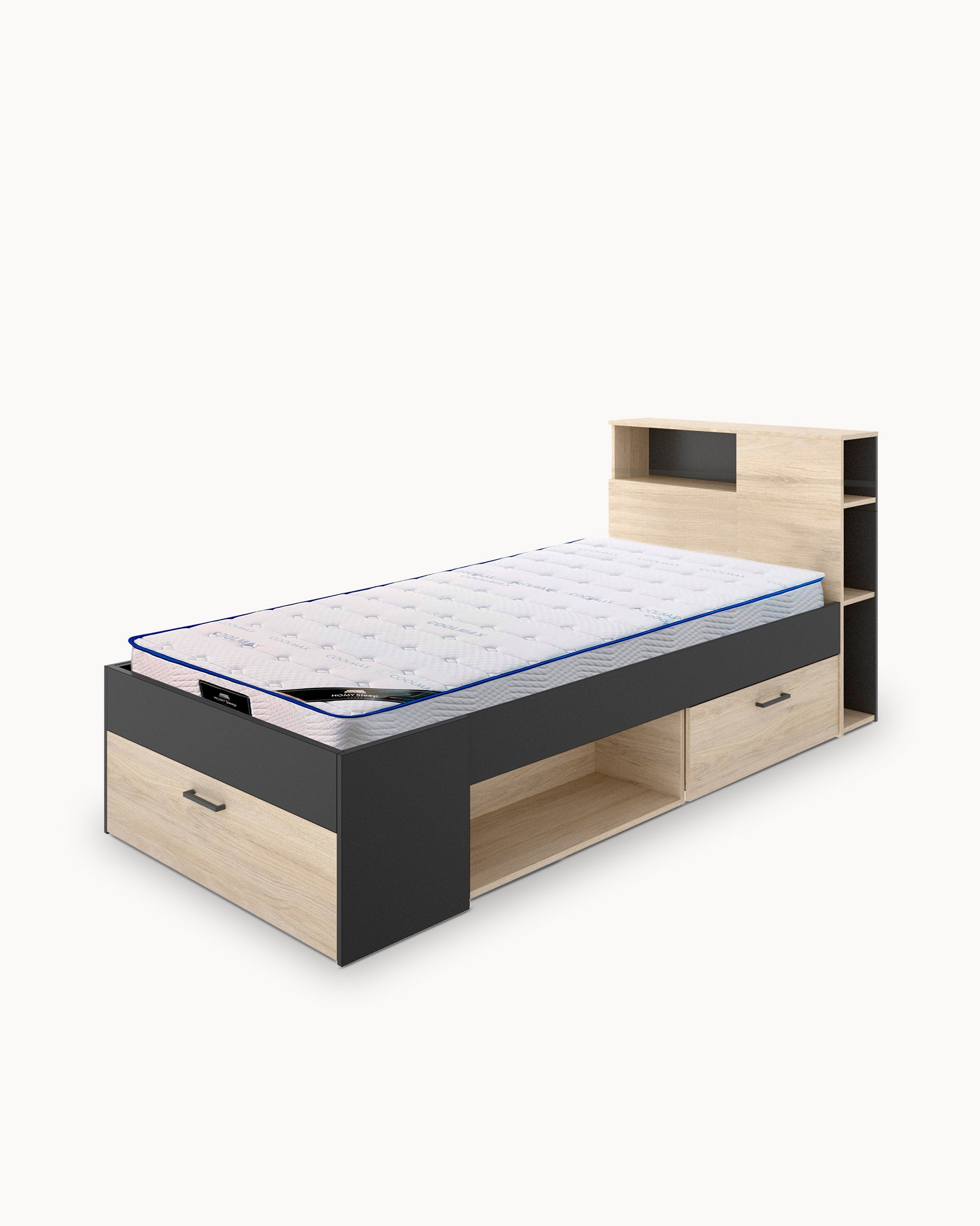 COLOMBO single bed set + SPRING ROLLER mattress