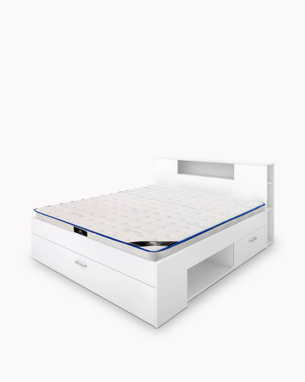 Pack cama de casal COLOMBO + colchão SPRING ROLLER