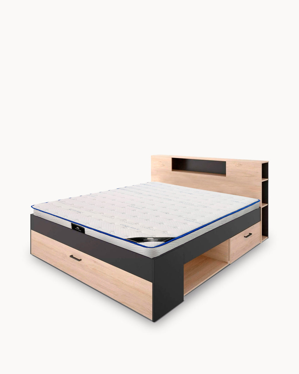 Pack cama de matrimonio COLOMBO + colchón SPRING ROLLER