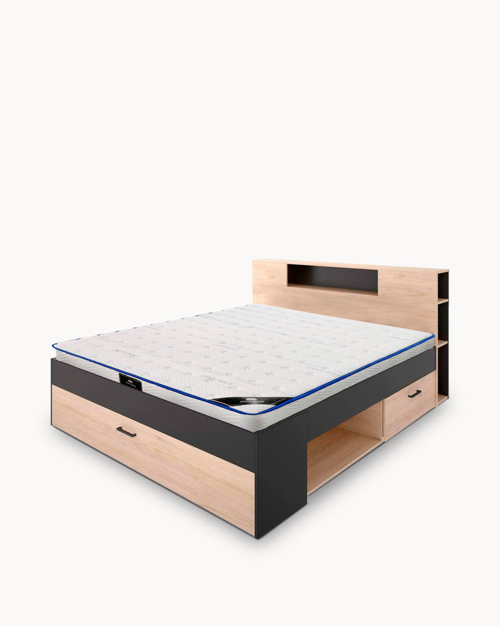Pack cama de matrimonio COLOMBO + colchón SPRING ROLLER