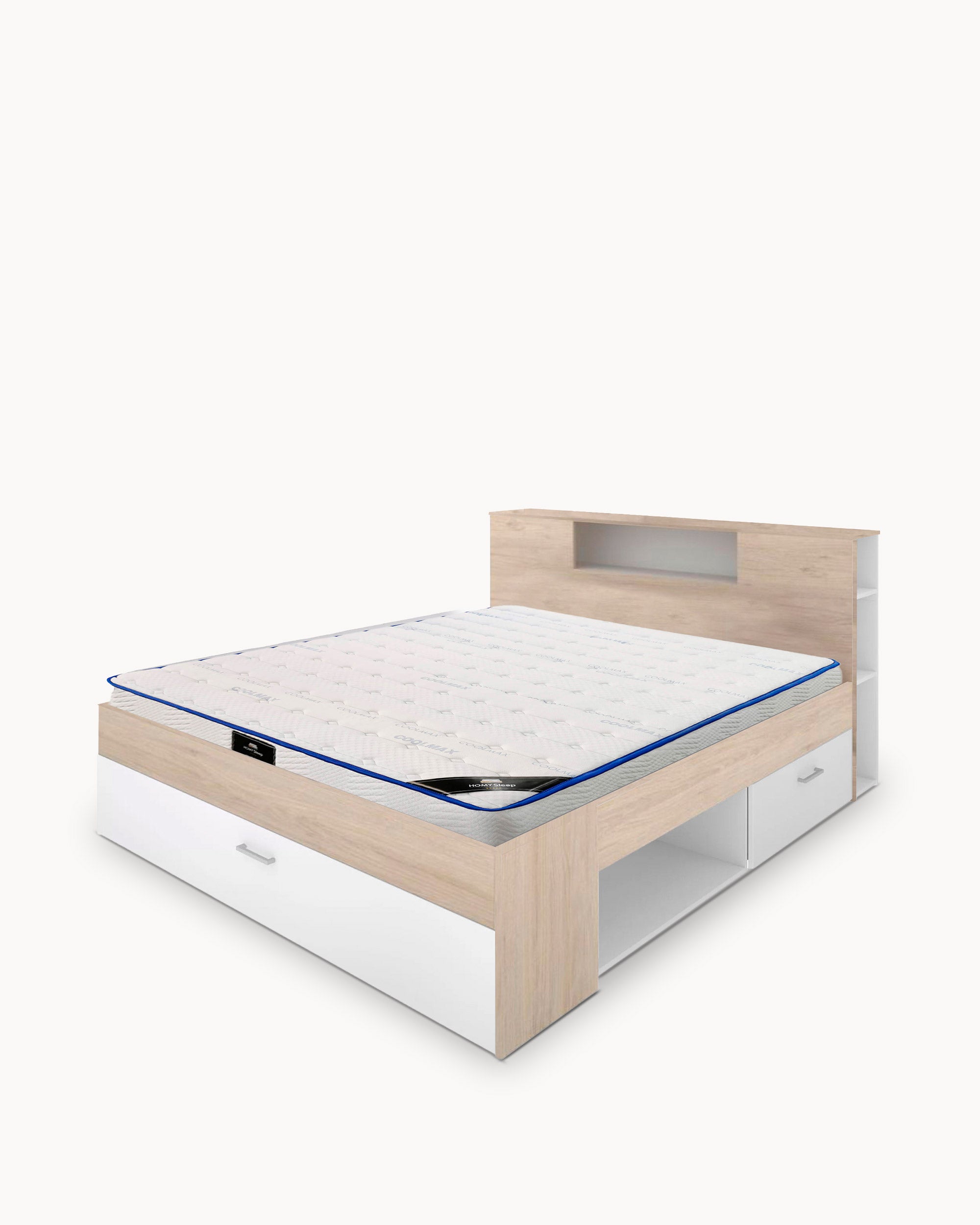 COLOMBO double bed pack + SPRING ROLLER mattress
