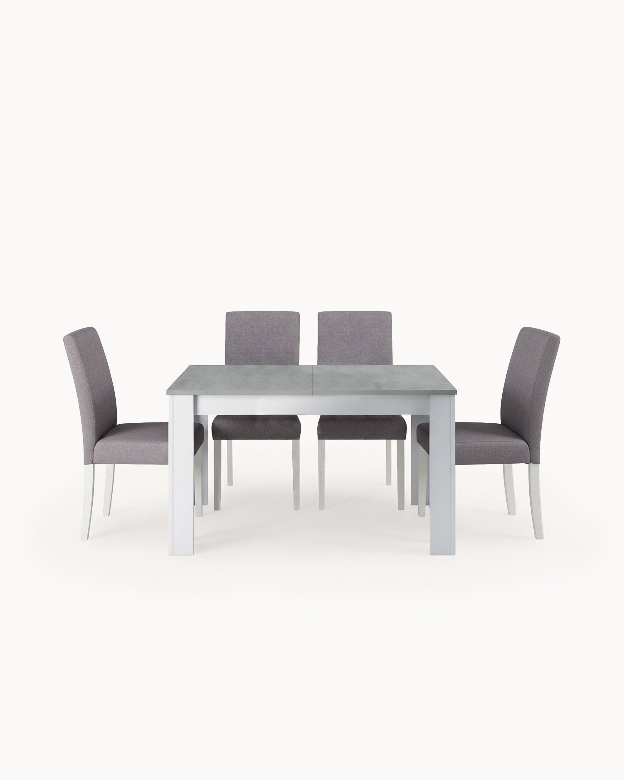 Pack mesa extensível BARCELONA + 4 cadeiras JULLIETE