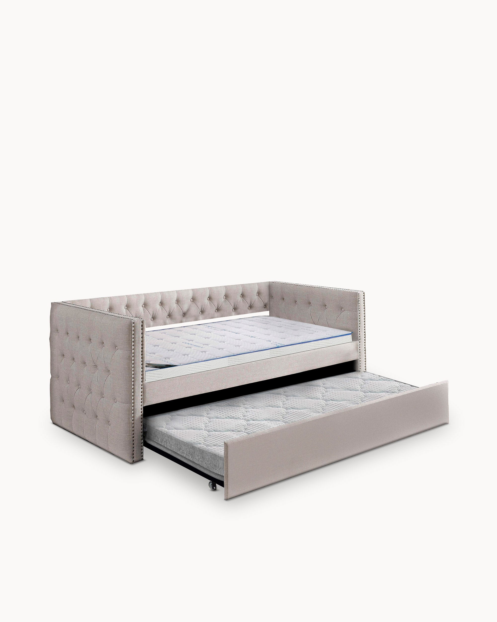 LIANA trundle bed pack + SPRING ROLLER and KID ROLLER mattresses