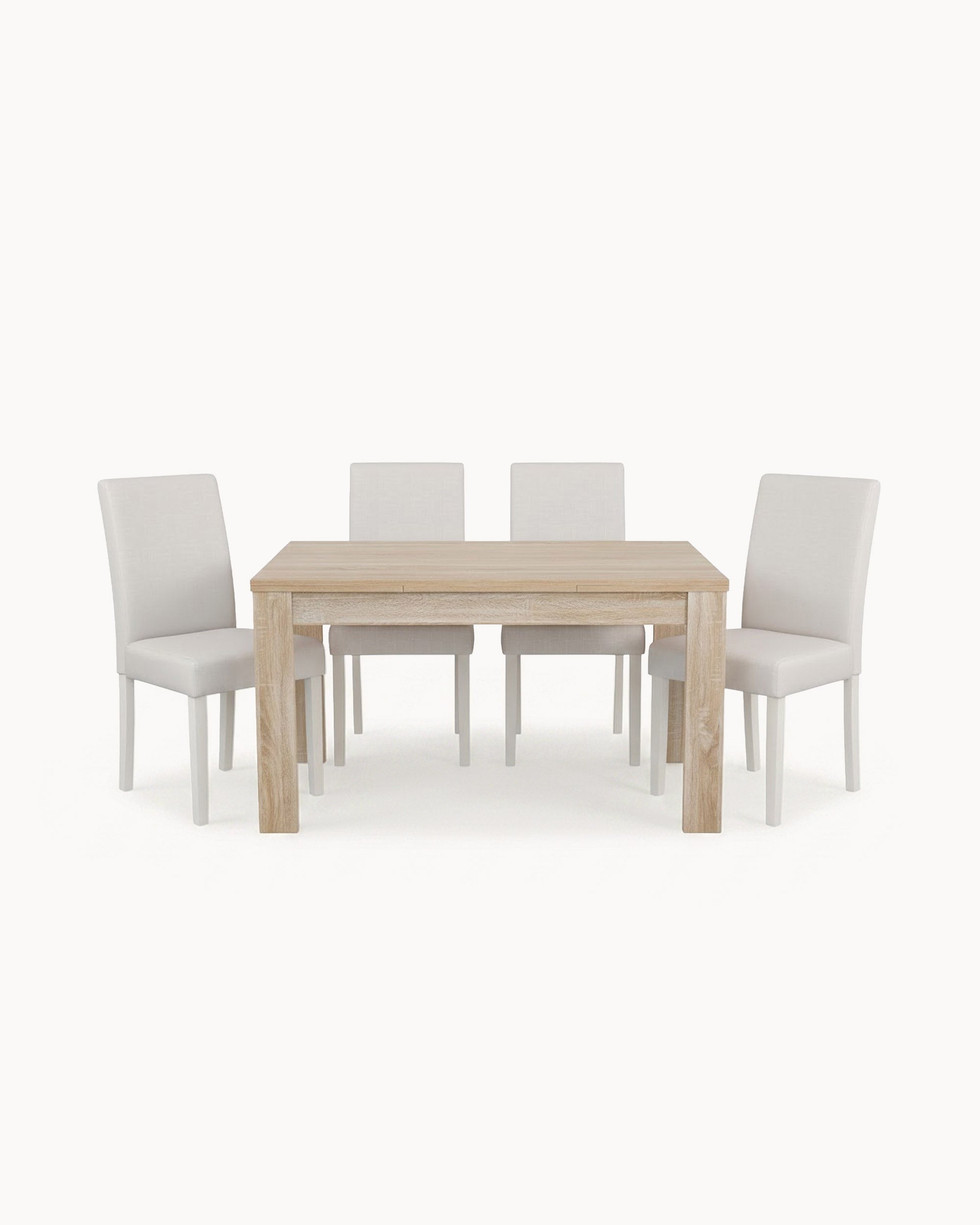 Pack mesa extensible BUDAPEST + 4 sillas JULLIETE