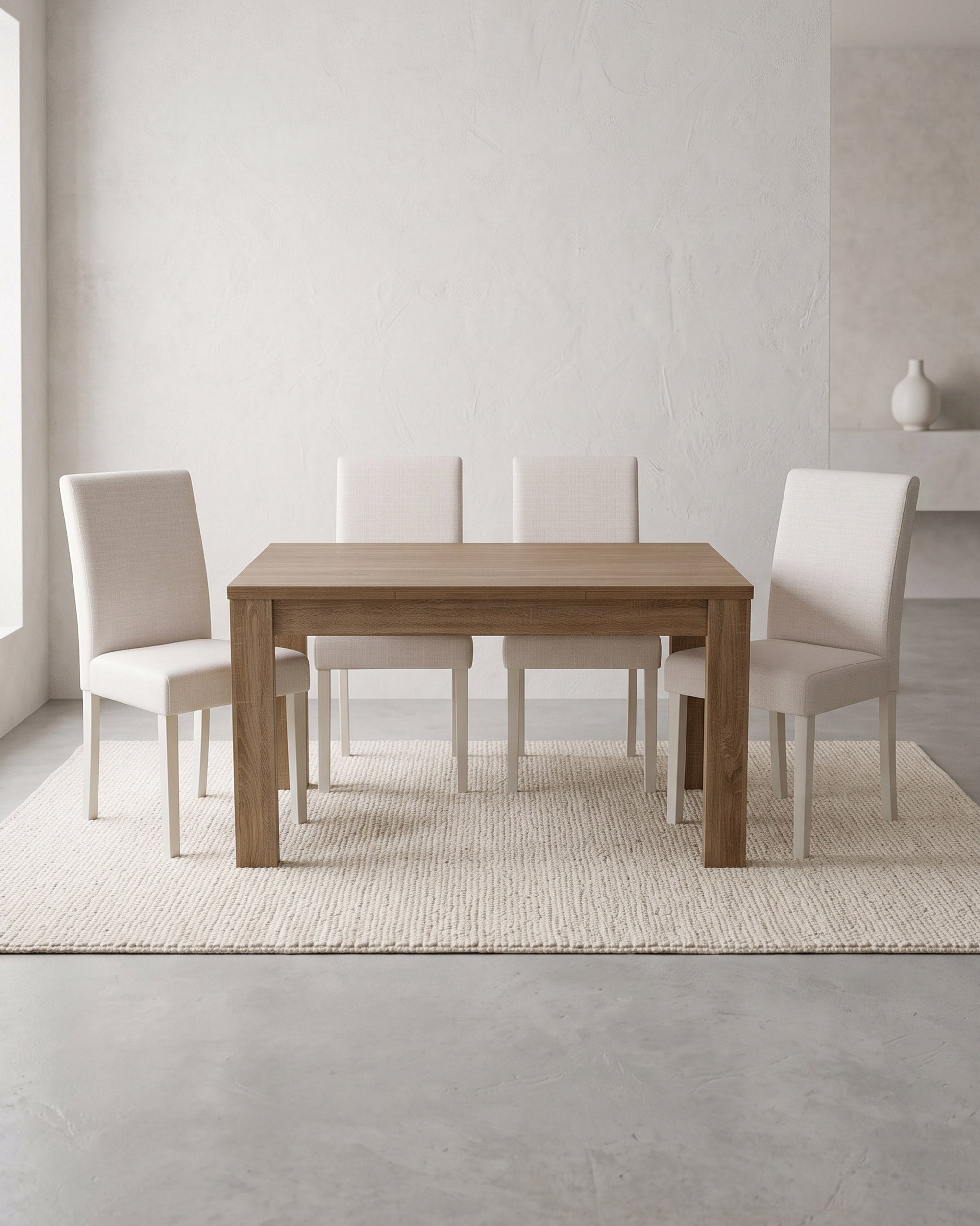 Pack mesa extensible BUDAPEST + 4 sillas JULLIETE