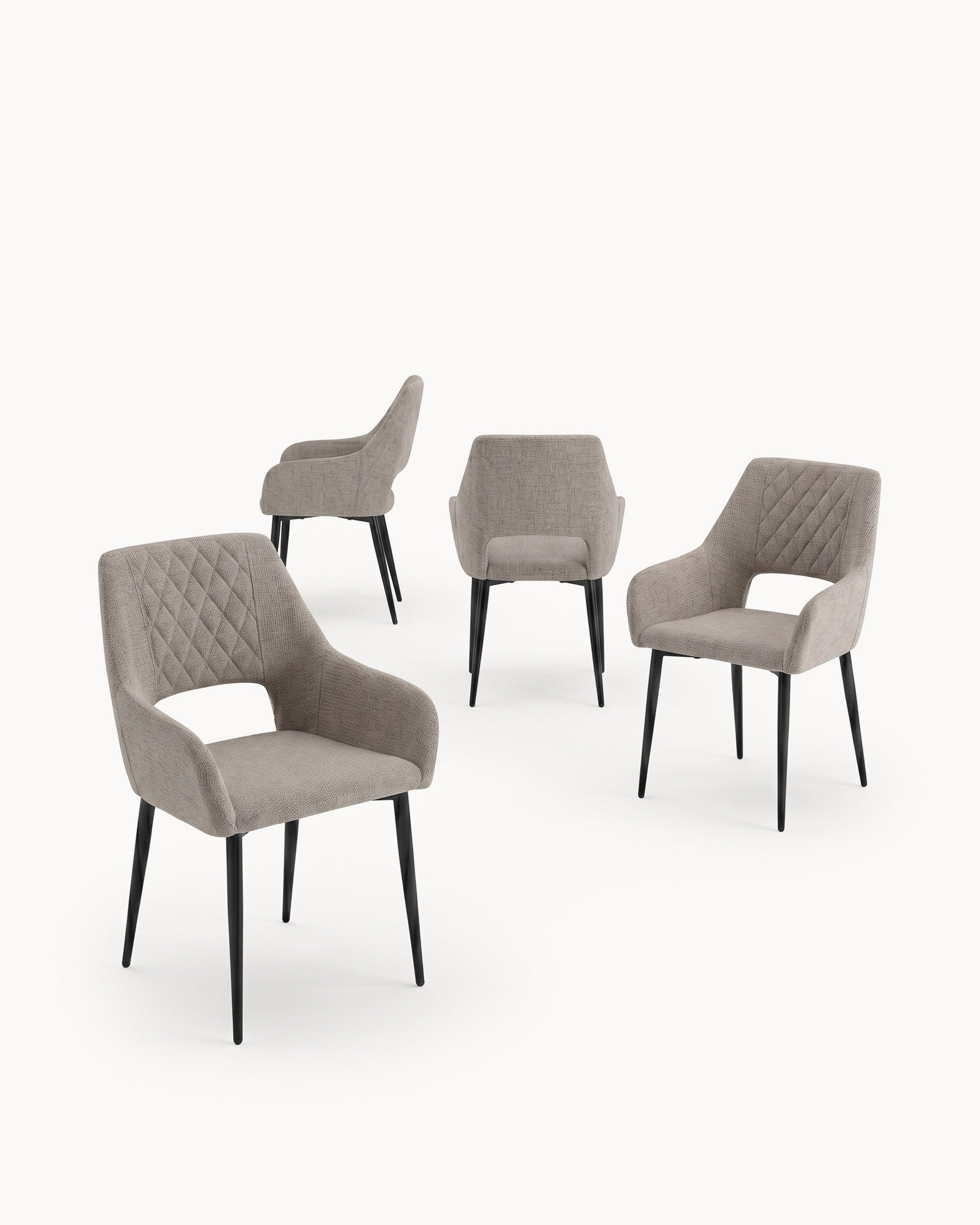 Pack 4 CHARLIZE chairs