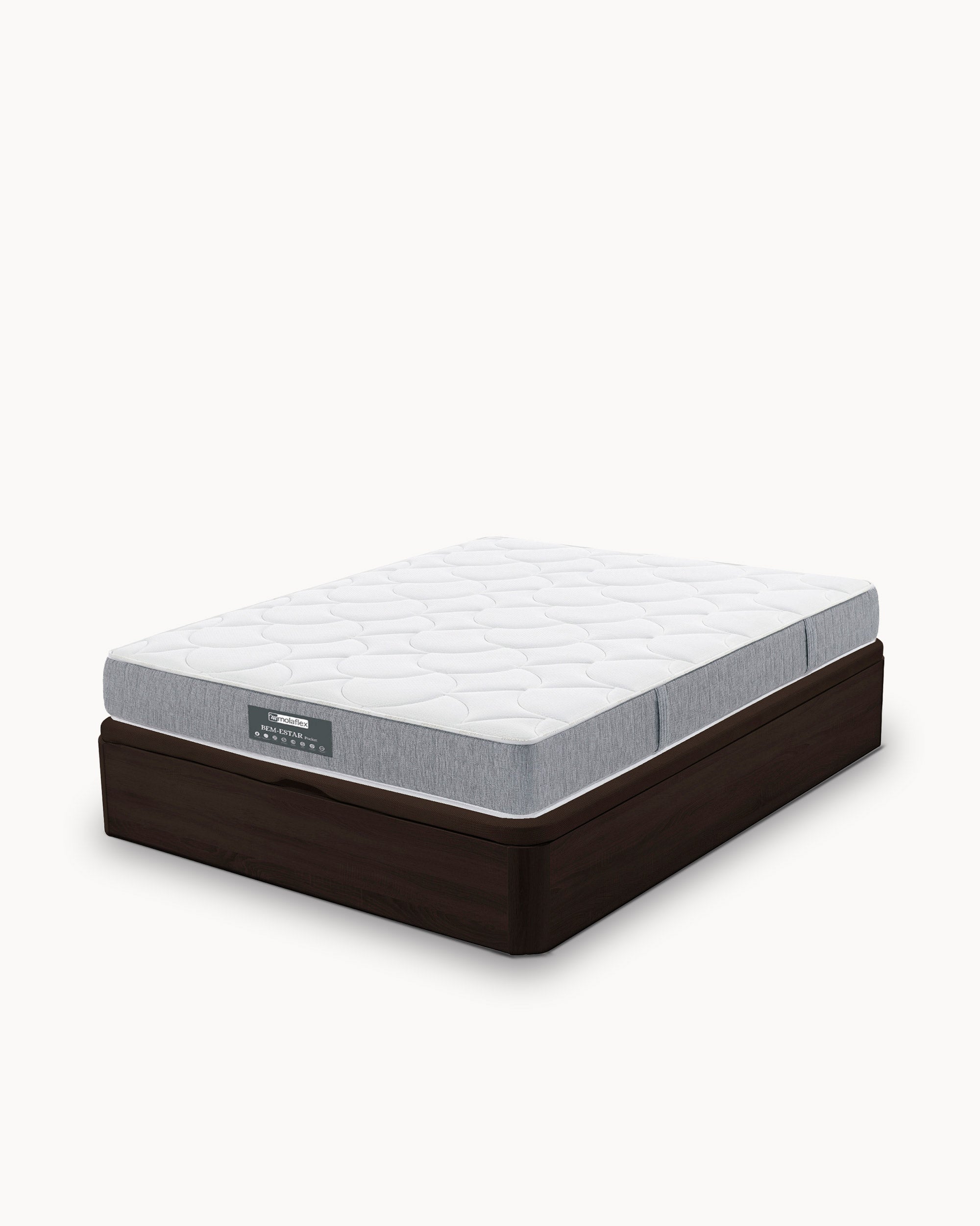 CASINO BOX lift-up base pack + MOLAFLEX BEM-ESTAR POCKET mattress